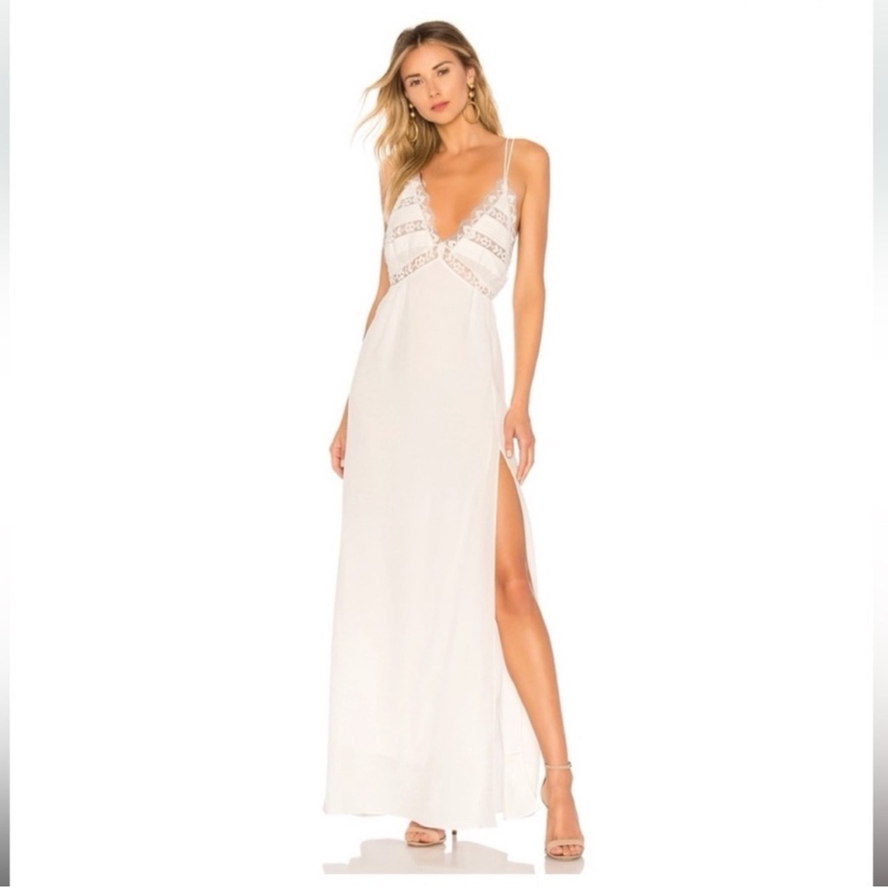 For love and lemons White Maxi NWT